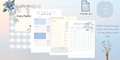 Daily planner-blue (ocean vibe)